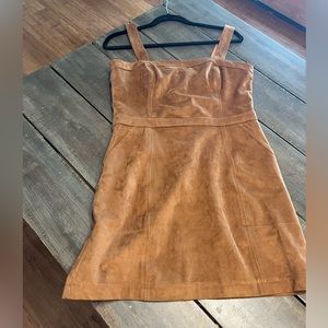 Abercrombie & Fitch faux suede Pinafore
